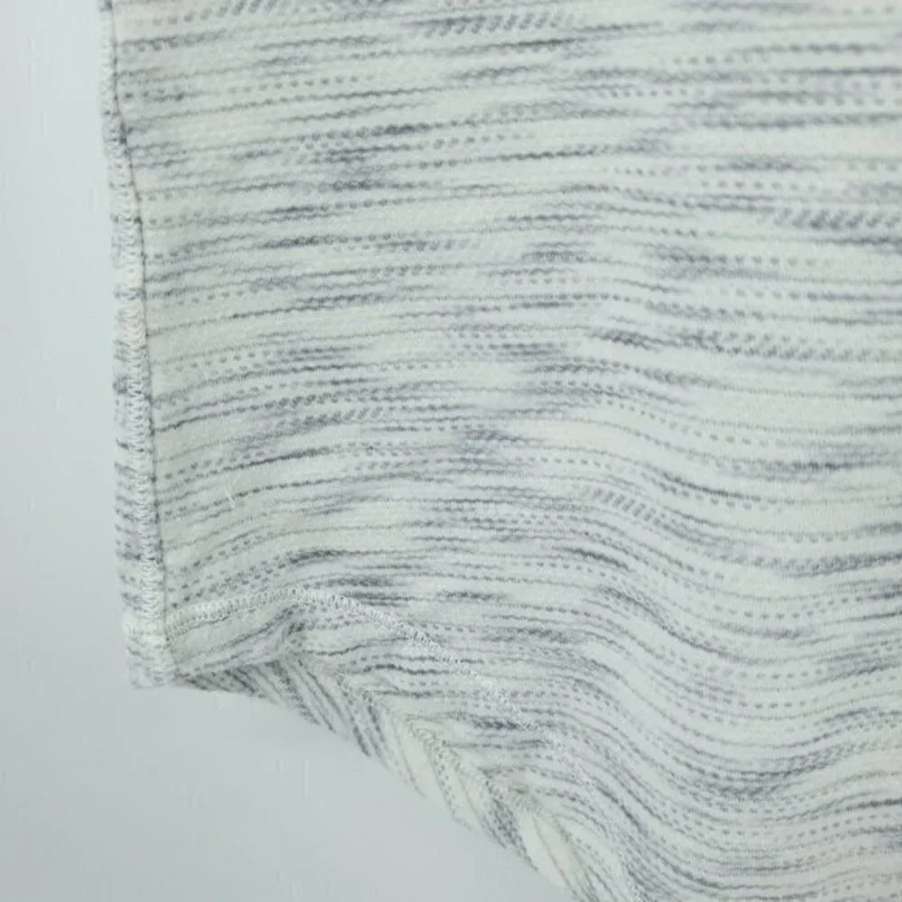 Lululemon Sweat Times Short Sleeve S Tiger Space Dye Hail White